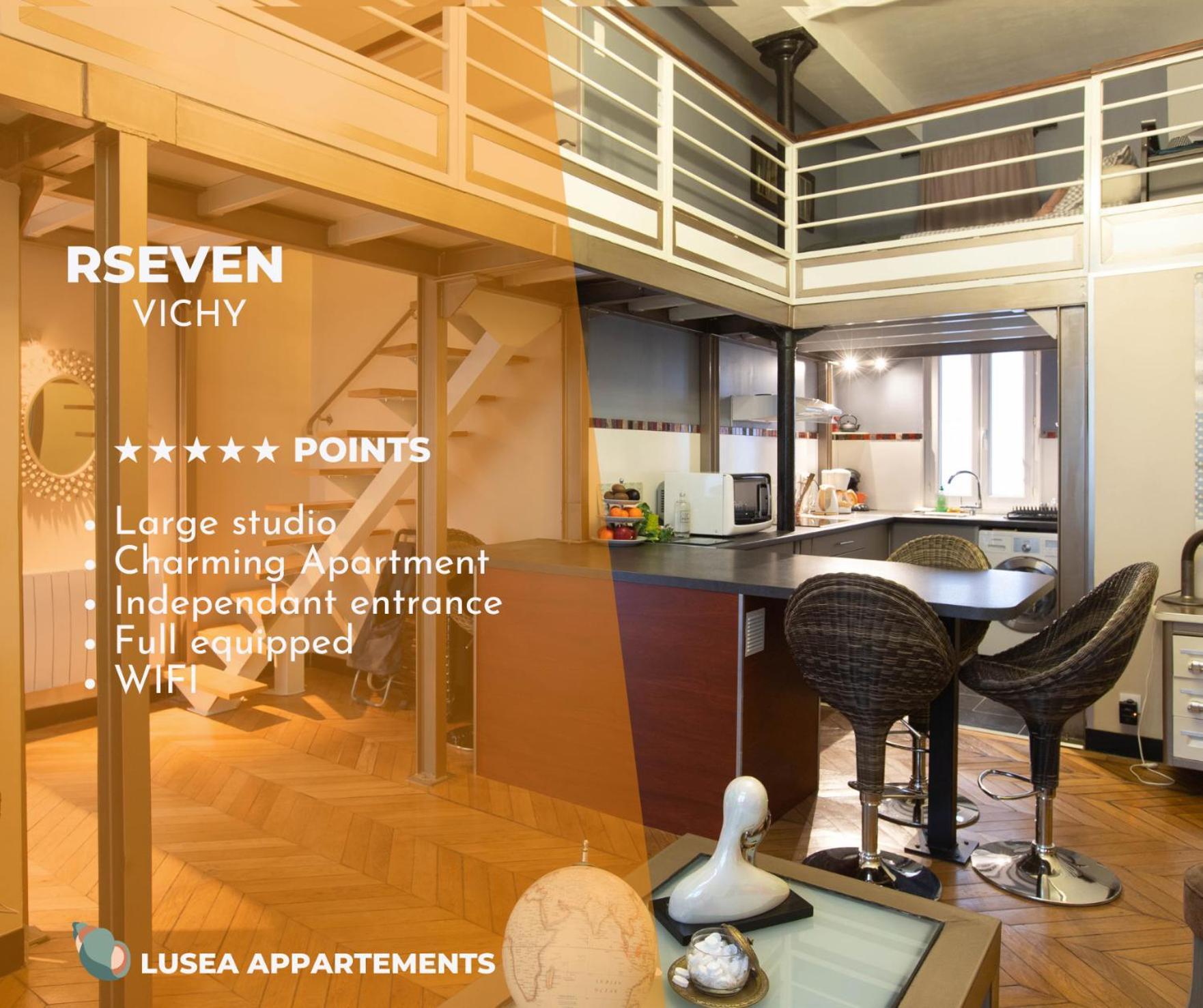 R-Seven - Cosy - Bien Situe Lägenhet Vichy Exteriör bild